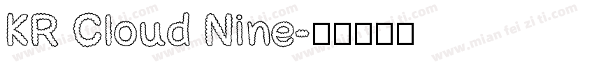 KR Cloud Nine字体转换